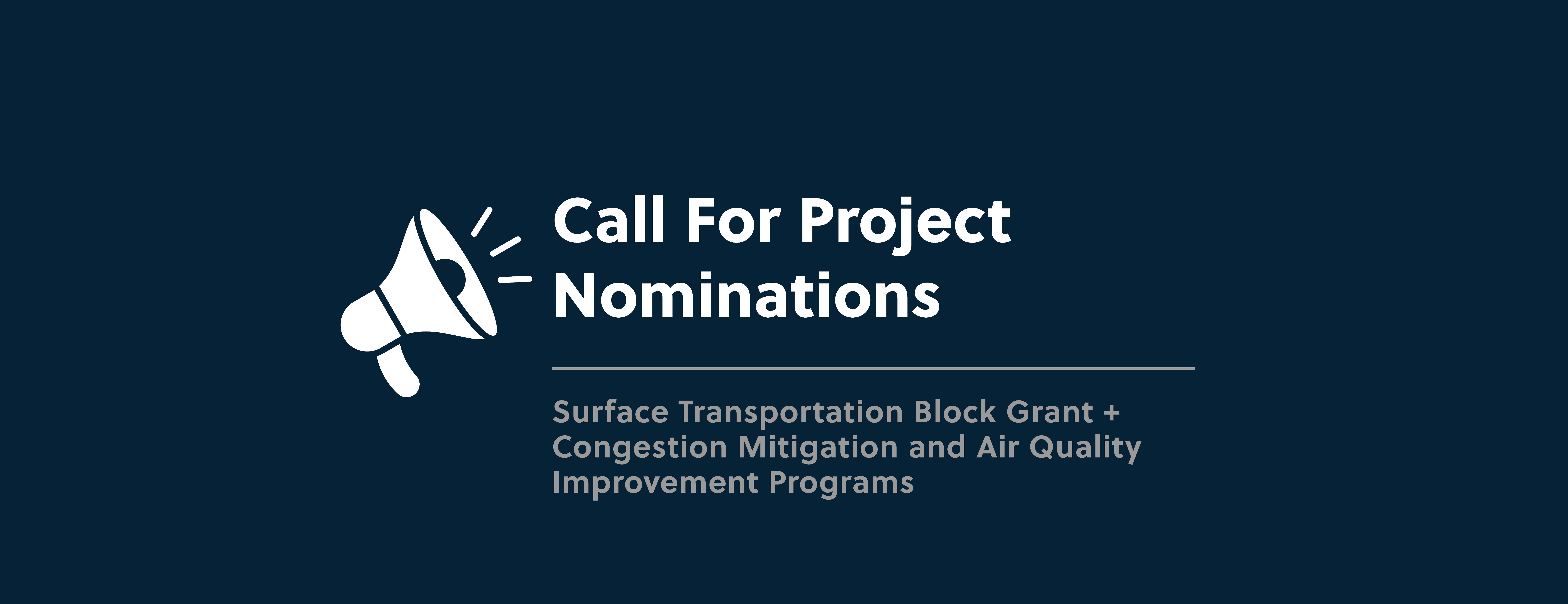 Call For Project Nominations Web Hero