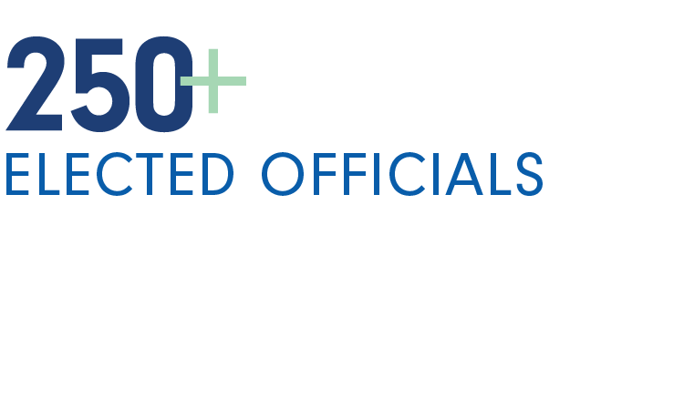 250+ Elected Officials