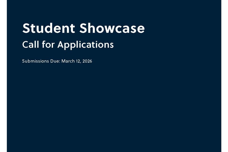 Student Showcase Guidelines Cover